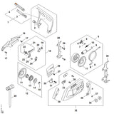 STIHL 1142-890-3400 Kombischlüssel positie 40 technische tekening