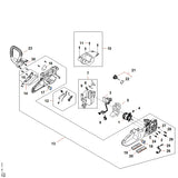 STIHL MA047911700 Griffrohr positie 23 technische tekening