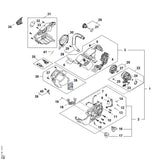 STIHL MA057905400 Halter positie 39 technische tekening