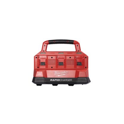 Milwaukee Doppel-Akku-Rückenlaubbläser M18 F2BPB -124 mit 4x Akku und Ladegerät