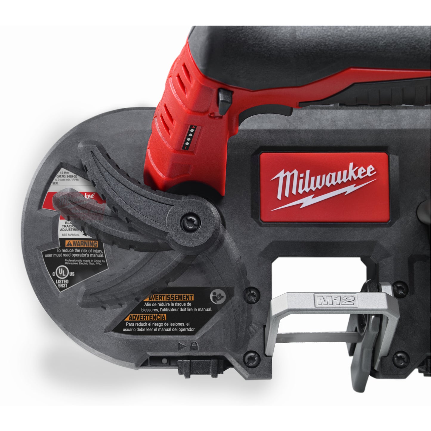 Milwaukee Akku-Bandsäge M12 BS-0 Detailansicht