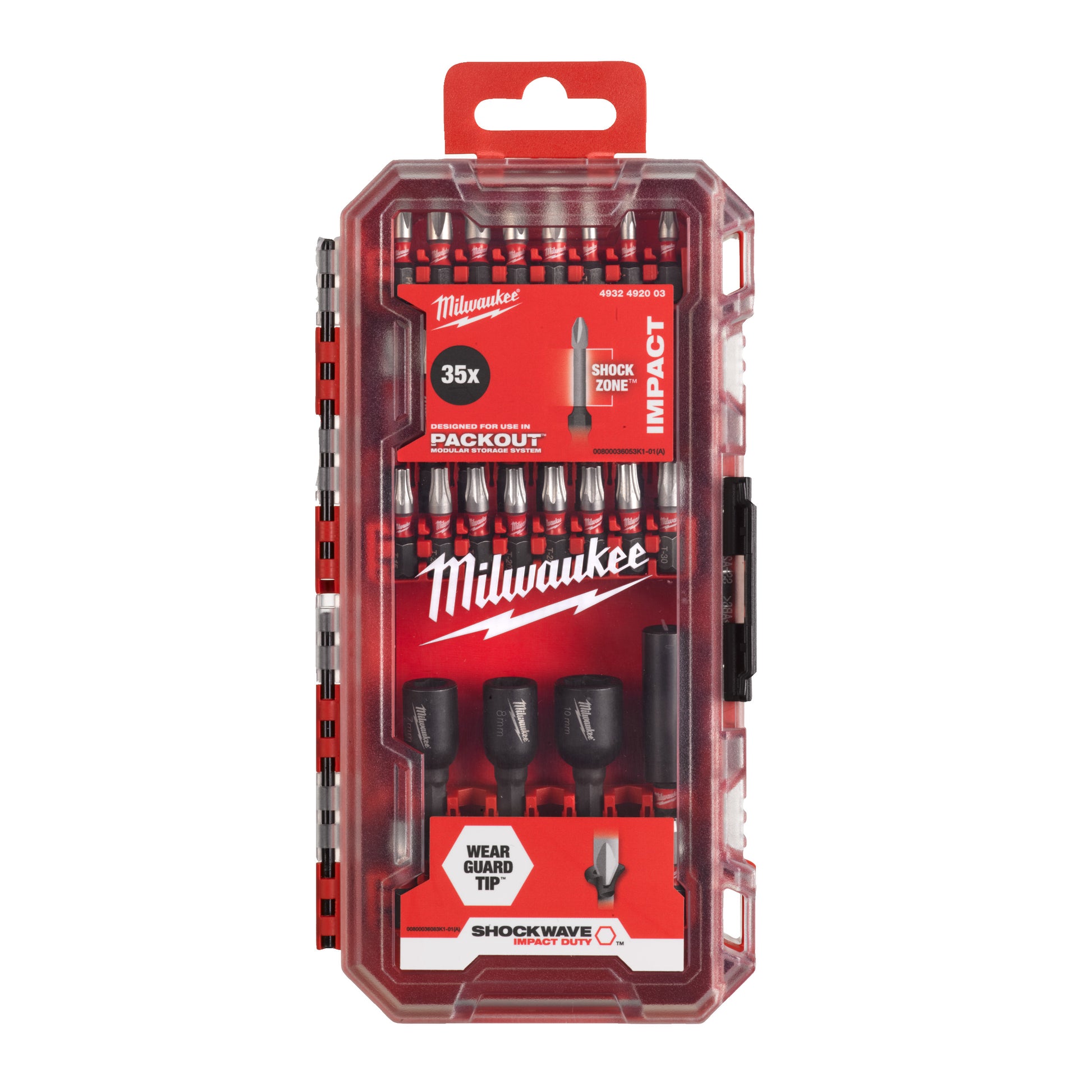 Milwaukee Bit-Set SHOCKWAVE Impact Duty - 35-teilig Packung