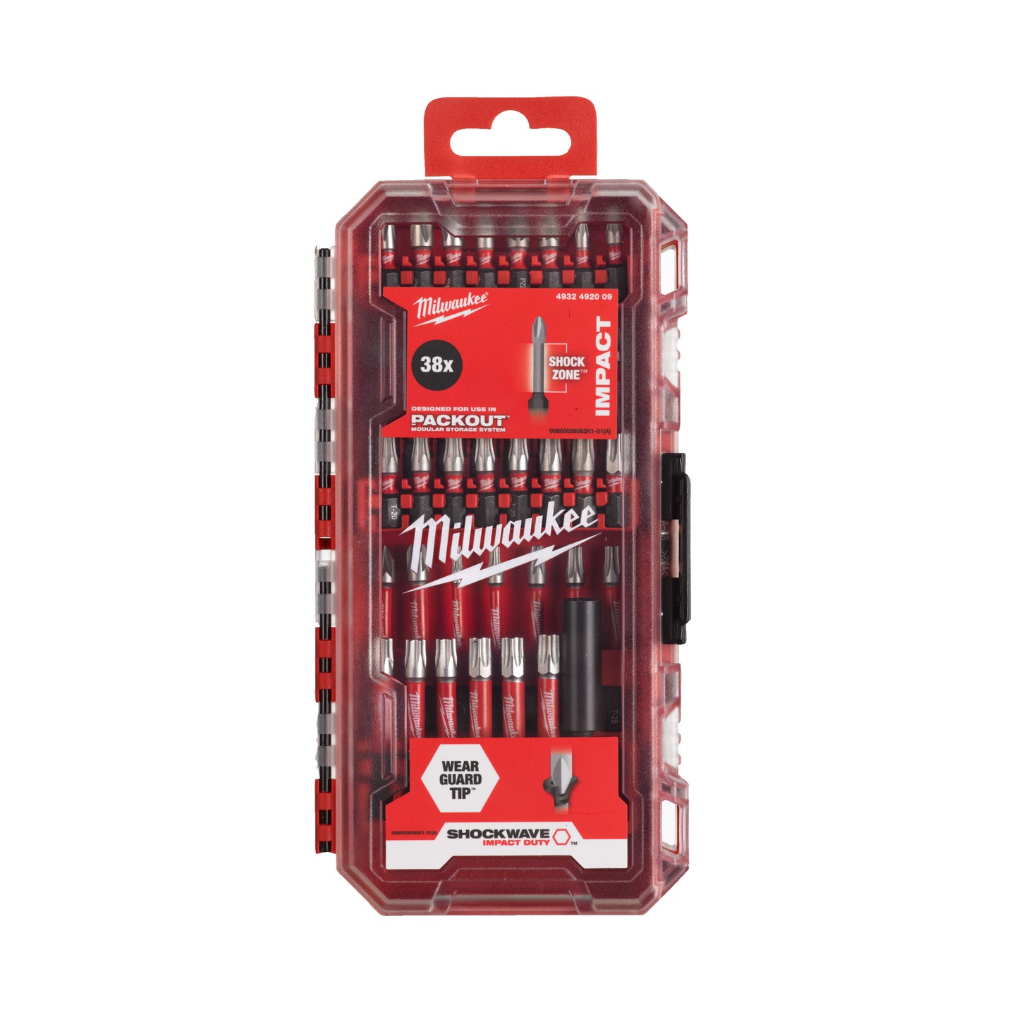 Milwaukee Bit-Set SHOCKWAVE Impact Duty - 38-teilig Packung
