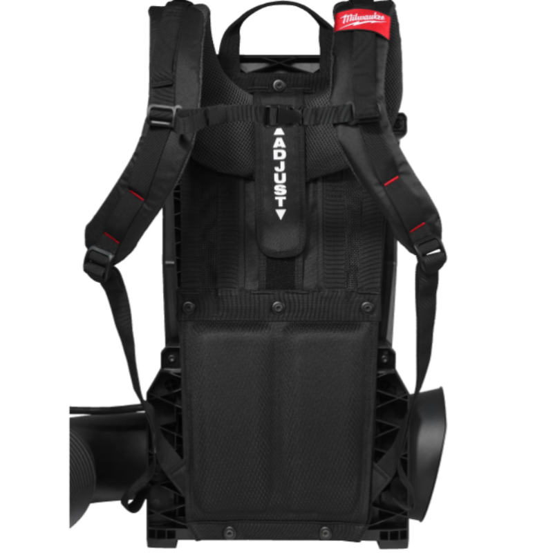 Milwaukee Doppel-Akku-Rucksackgebläse M18 F2BPB-124 mit 4 x Akku und Ladegerät Detailansicht