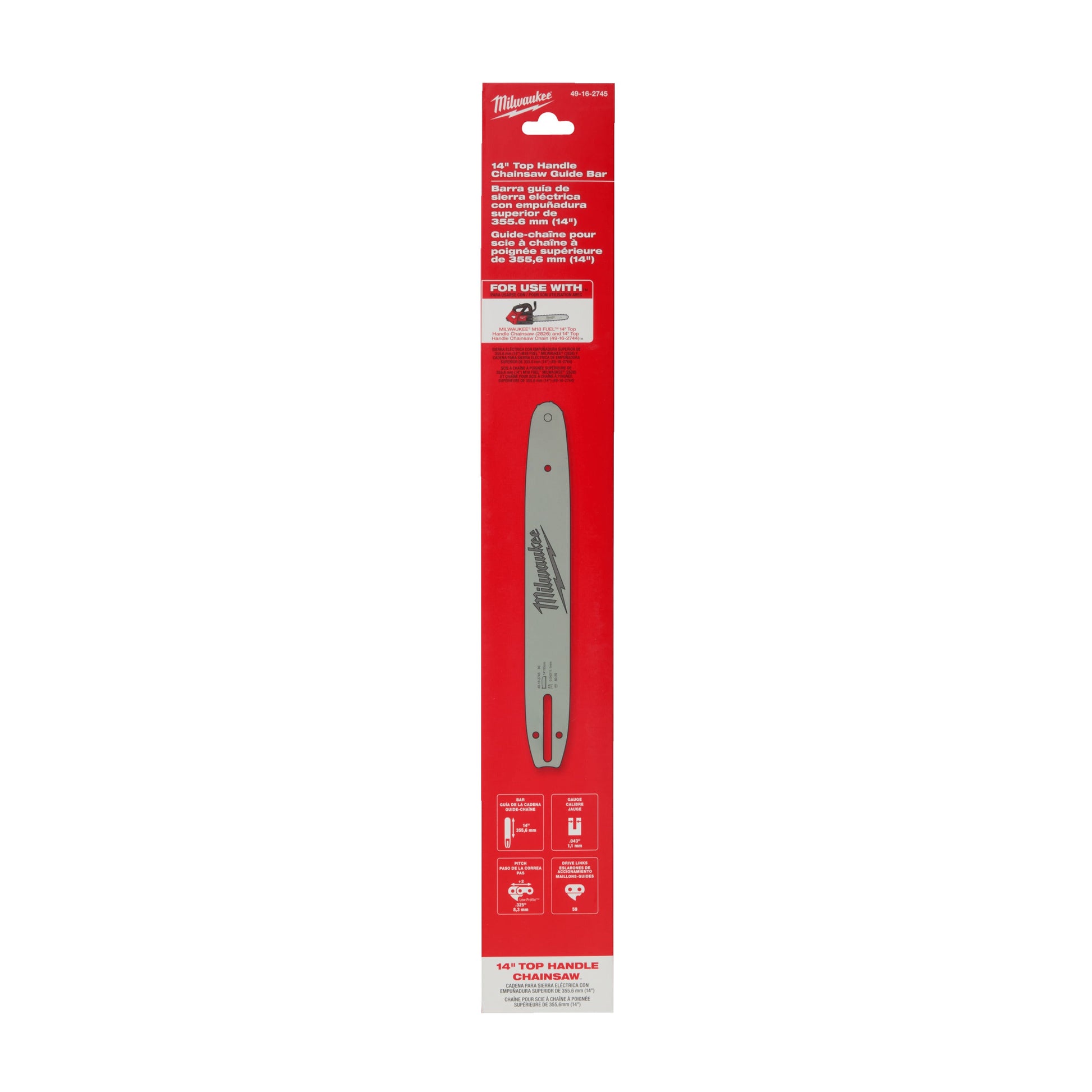 Milwaukee Führungsschiene .325' für M18 FTHCHS35 - 35 cm Packung