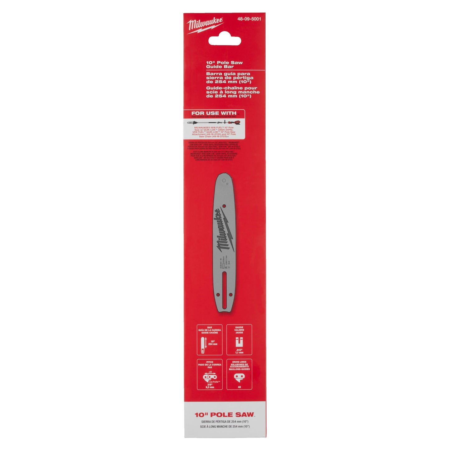 Milwaukee Führungsschiene 3/8" für M18 FOPH-CSA - 25 cm Packung
