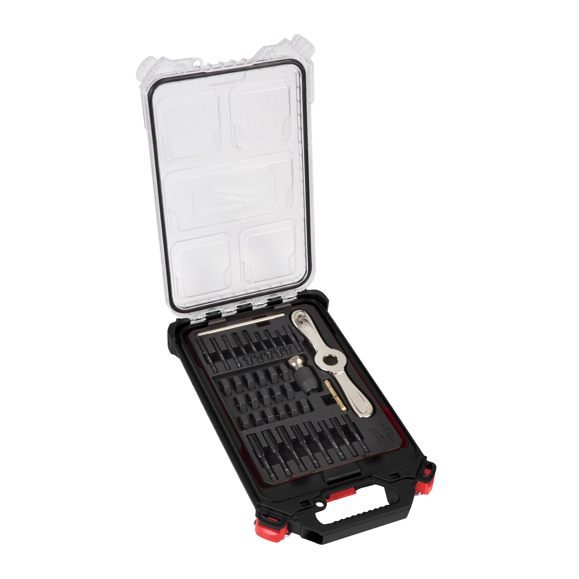 Milwaukee Gewindeschneid-Set mit Hex-LOK - 38-teilig