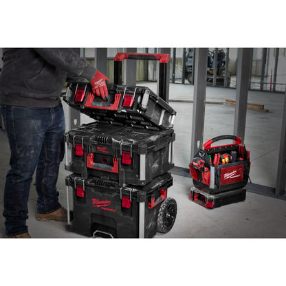 Milwaukee Koffer-Set PACKOUT™ 3-teilig in Aktion