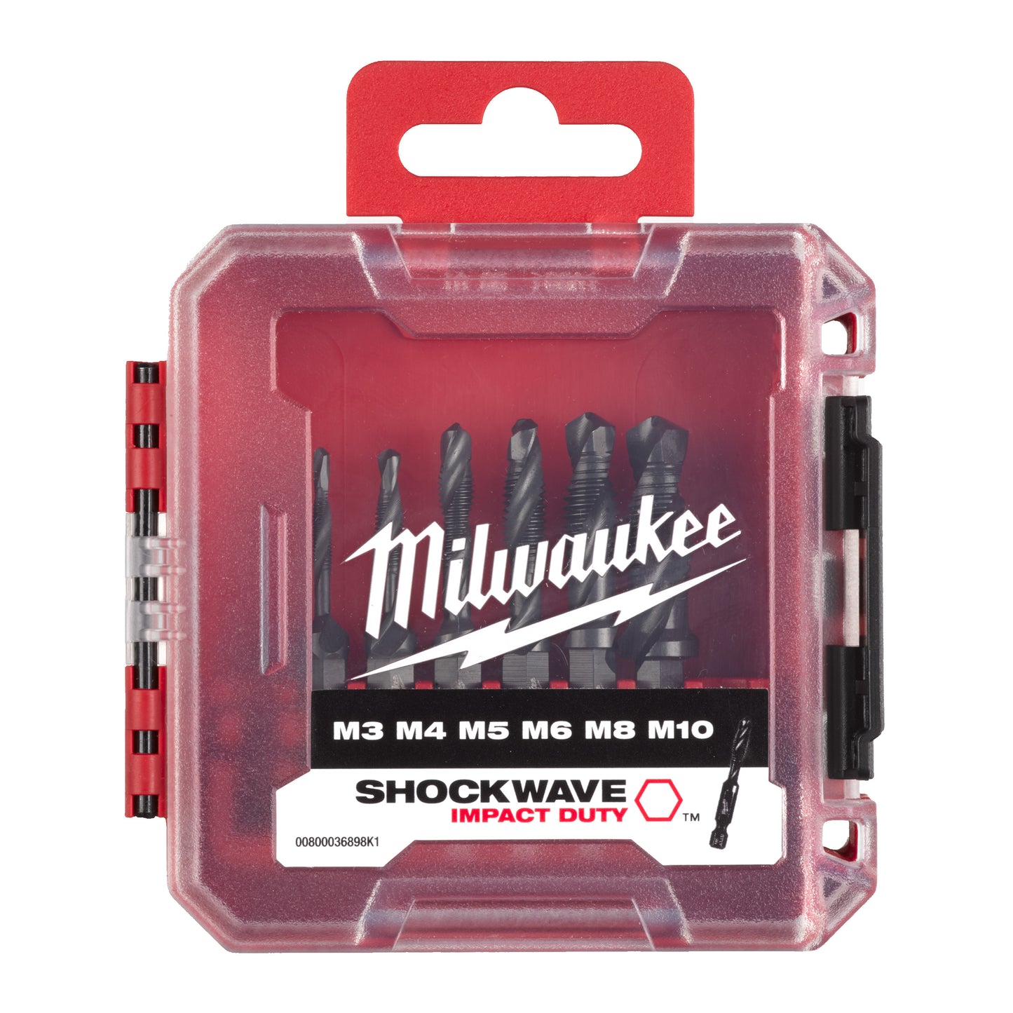 Milwaukee Kombi-Gewindebohrer-Set HSS-G 1/4" - 6-teilig Packung