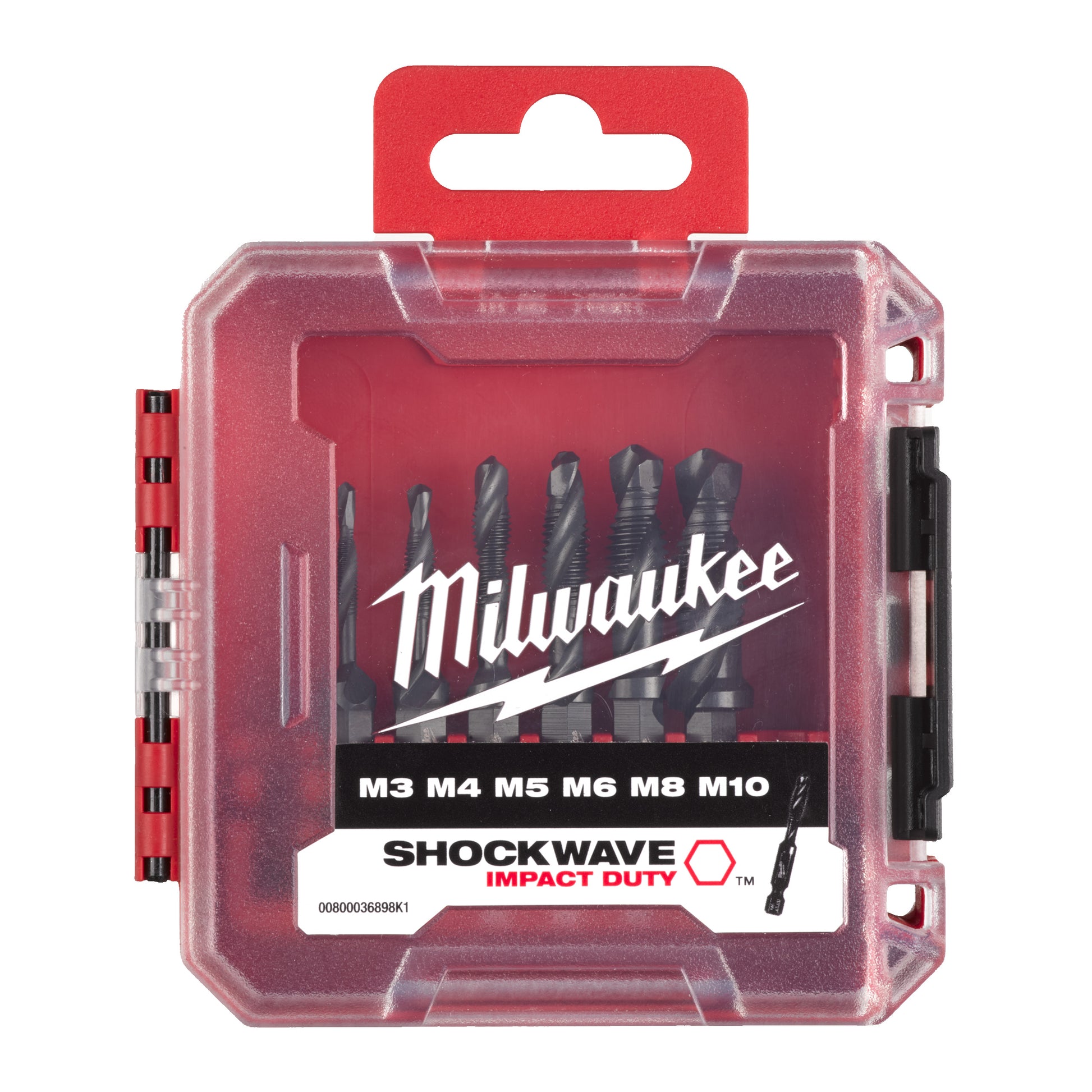 Milwaukee Kombi-Gewindebohrer-Set HSS-G 1/4" - 6-teilig Packung