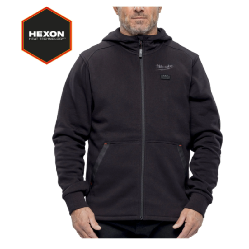 Milwaukee Heated Hoodie M12 HHBL5-0 - schwarz