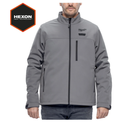 Milwaukee Premium Heated Jacket M12 HJGR6-0 - grau