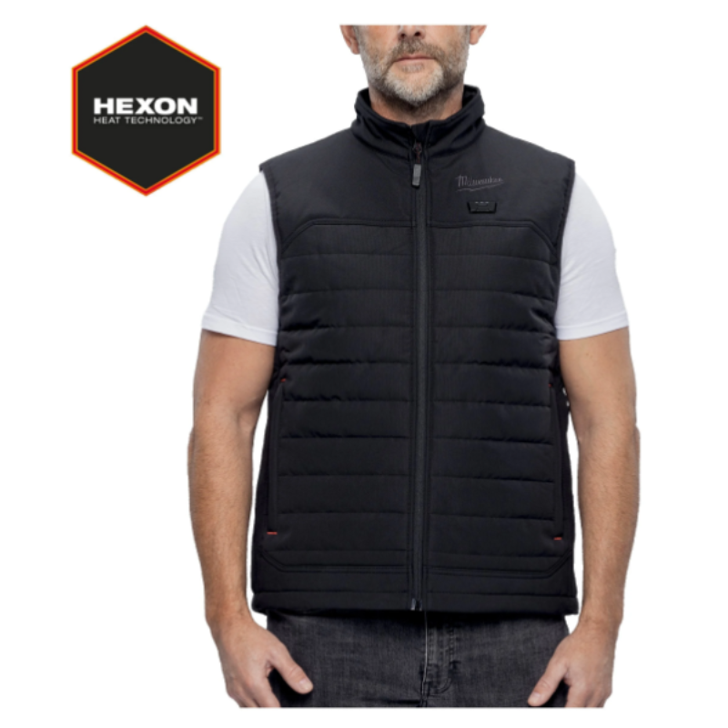 Milwaukee Heated Puffer Vest M12 HPVBL3-0 - schwarz - M