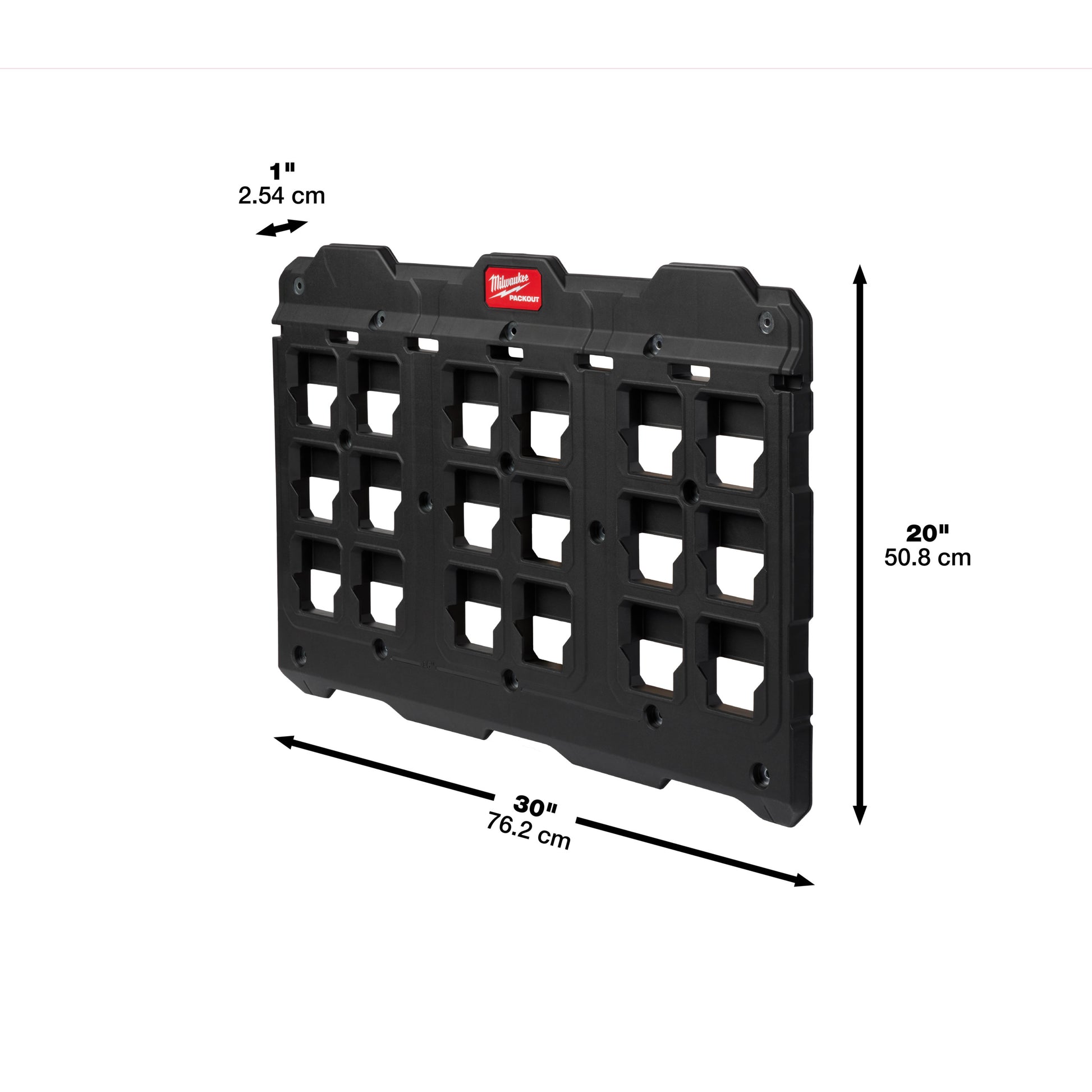 Milwaukee Montageplatte PACKOUT XL Abmessungen