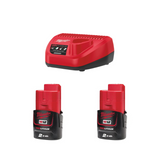 Milwaukee Pack M12 NRG-202 mit 2 x Akku M12 2,0 Ah und 1 x Ladegerät