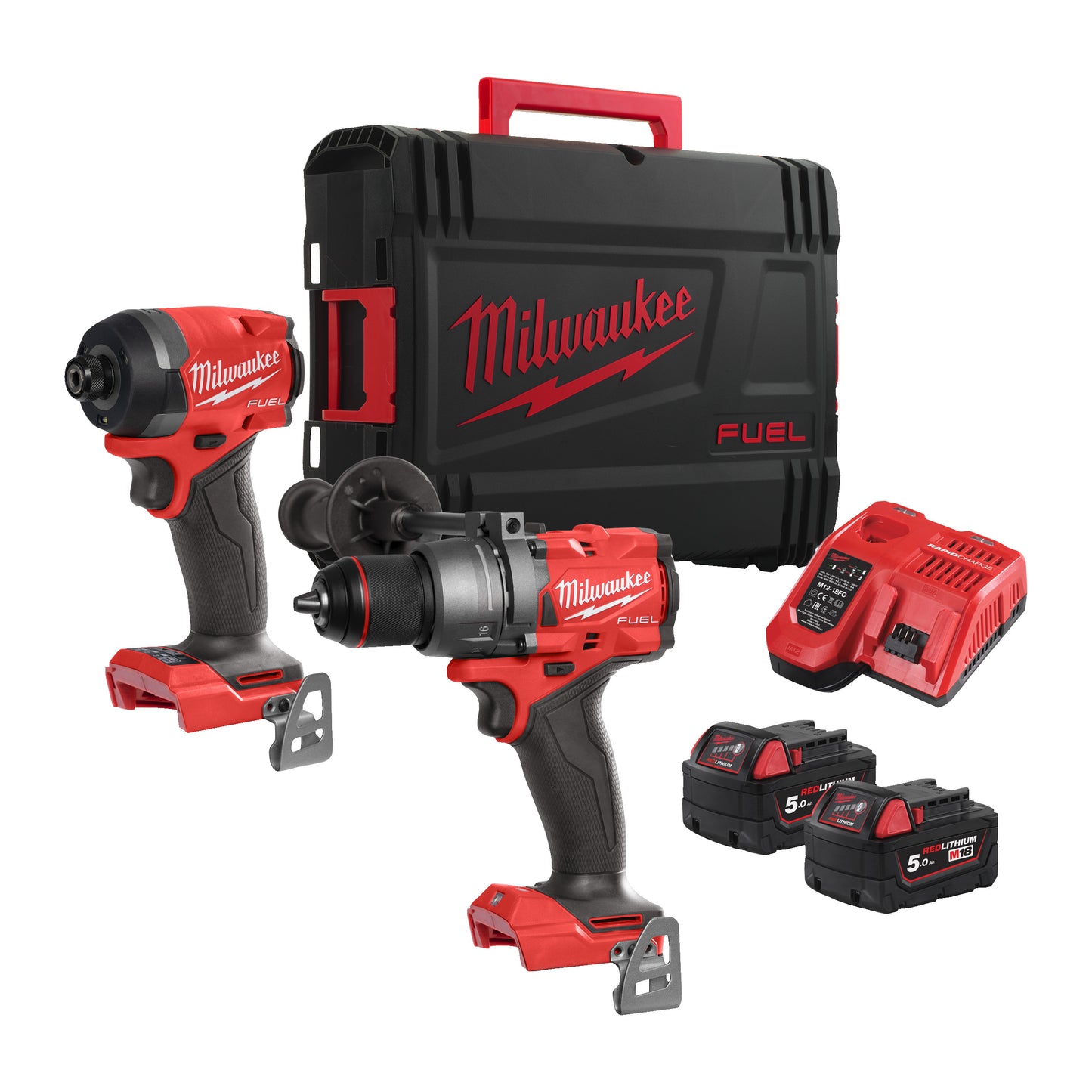 Milwaukee Power Pack M18 FUEL FPP2A3-502X (FID3 + FPD3 + 2 x 5,0 Ah + M12-18FC)