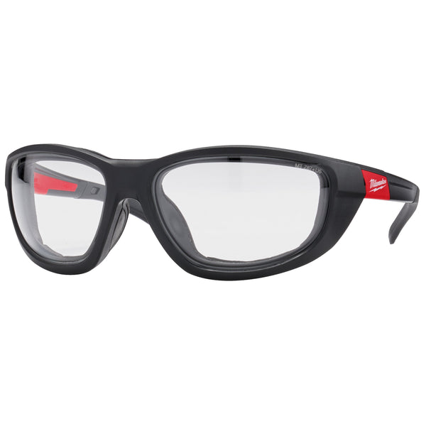 Milwaukee Sicherheitsbrille Premium mit Abdichtung klar