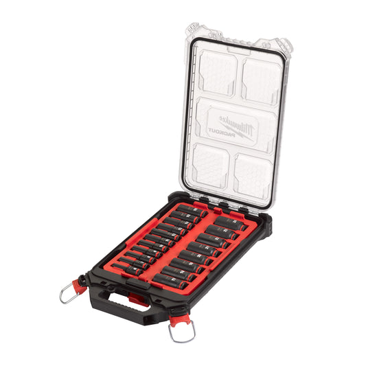 Milwaukee Schlagnuss-Set SHOCKWAVE IMPACT DUTY ⅜" - 19-teilig