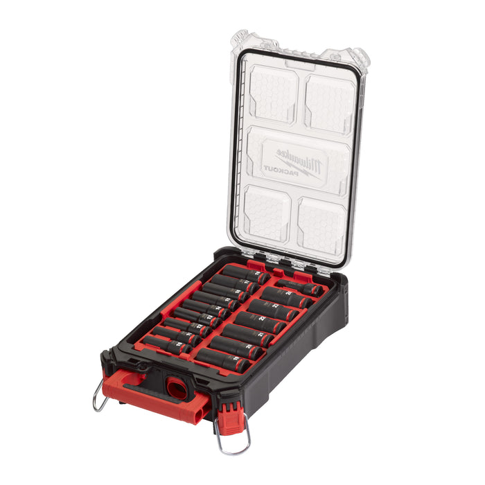 Milwaukee Steckschlüssel-Set SHOCKWAVE 1/2” - 16-teilig