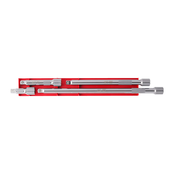 Milwaukee Steckschlüssel-Verlängerungsset 1/2" - 4-teilig