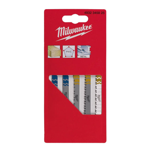 Milwaukee Stichsägeblatt-Set - 5 Stück Packung