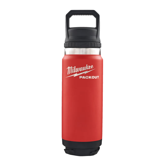 Milwaukee Thermosflasche PACKOUT rot mit Schraubdeckel - 710 ml