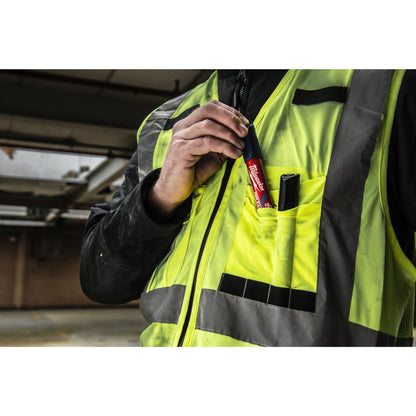 Milwaukee Warnweste Hi-vis - Detailansicht