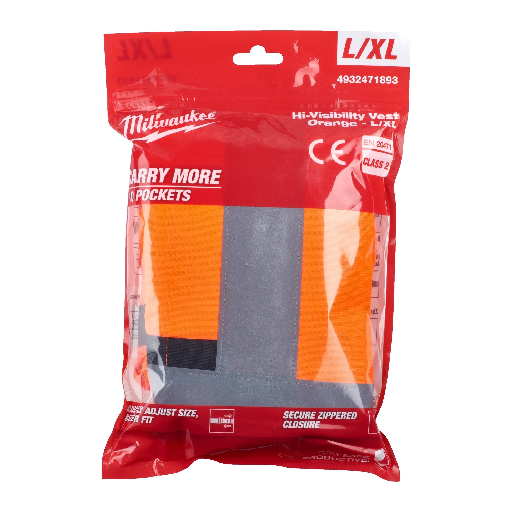 Milwaukee Warnweste Hi-vis -  Packung