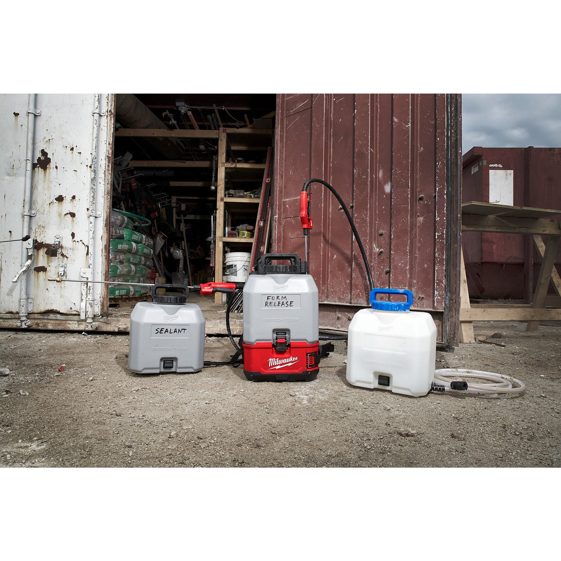 Milwaukee Wassertank M18™ SWITCH TANK™ - 15 l in Aktion