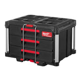 Milwaukee Werkzeugkoffer PACKOUT™ mit drei Schubladen