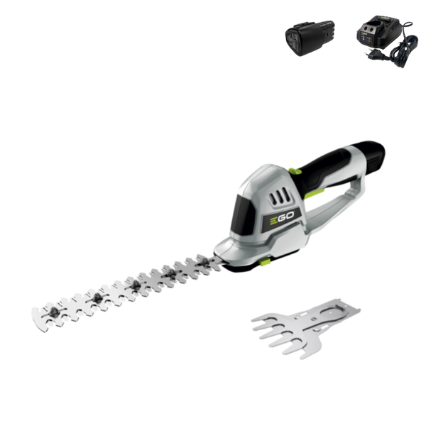 EGO Akku-Strauch-/Grasschere CHT2001E Kit mit Akku und Ladegerät