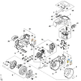 STIHL RA017017700 Luftführungseinsatz positie 27 technische tekening