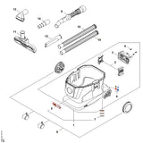 STIHL SA045025302 Adapter positie 14 technische tekening