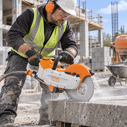 STIHL Diamant-Trennscheibe D-B10 - 230 mm in Aktion