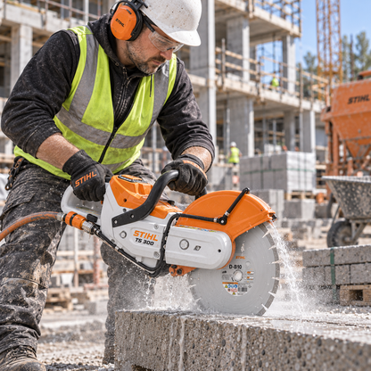 STIHL Diamant-Trennscheibe D-B10 - 300 mm in Aktion