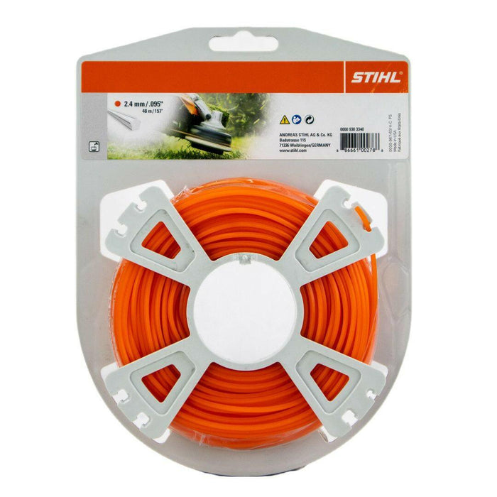 STIHL Mähfaden fünfeckig - 2,4 mm - 48 m