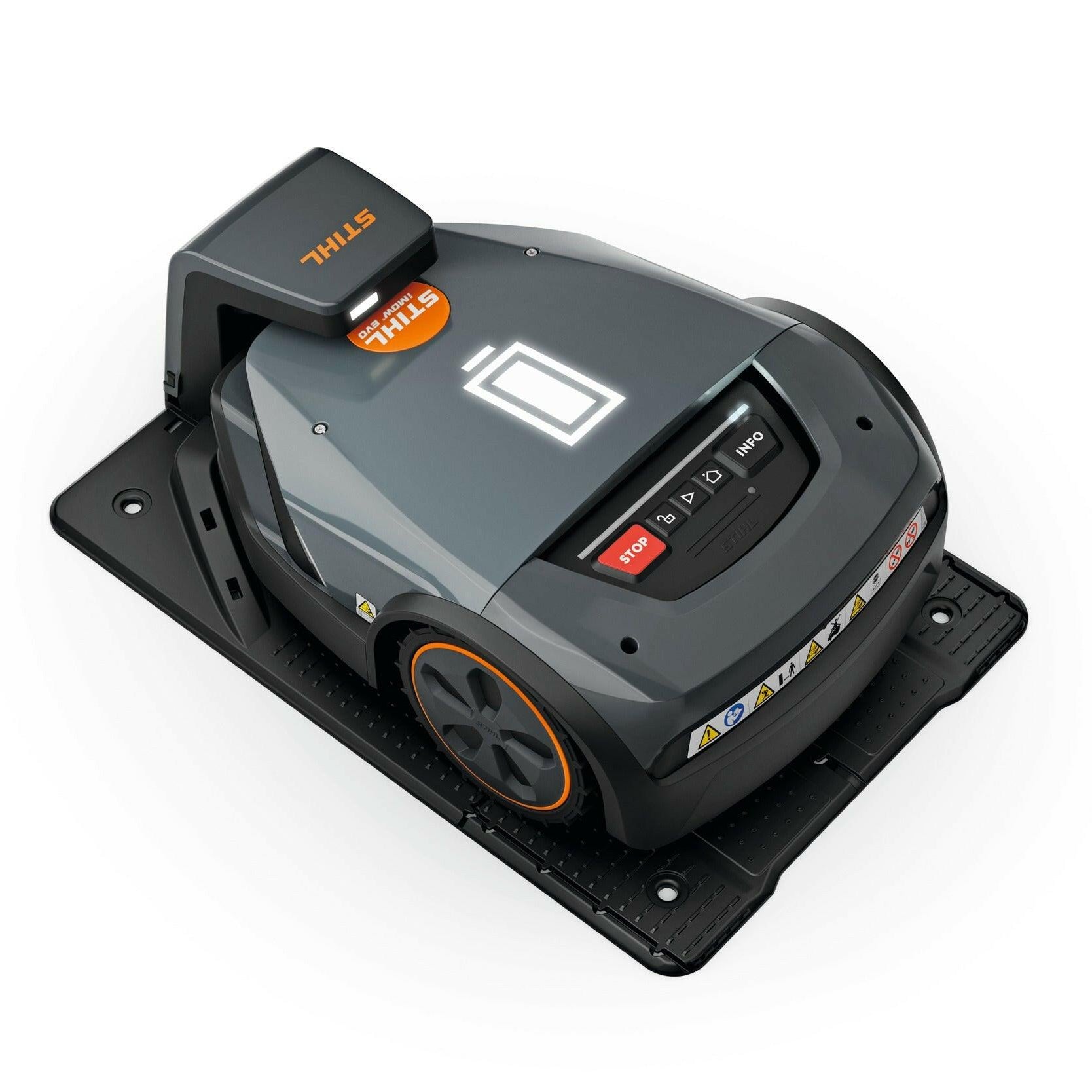 STIHL Mähroboter iMOW 5.0 EVO in Dockingstation