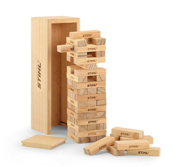 Stihl Game Stapelturm aus Holz