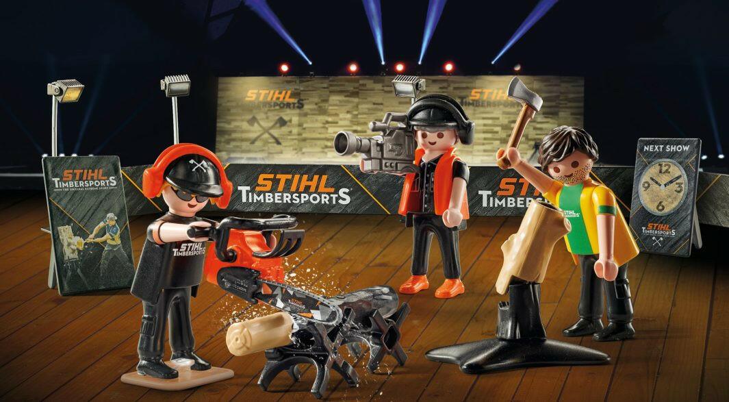 Stihl Playmobil Set Timbersports® Edition - Jetzt Stihl bei kaisers.jetzt