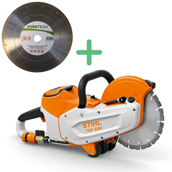 STIHL Akku-Trennschleifer TSA 230 Einzelgerät mit 1 x Diamant-Trennscheibe