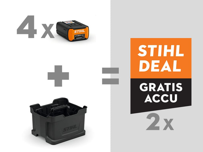 Stihl Akkuträger mit 6x AP 500 S Akku - Aktionsset