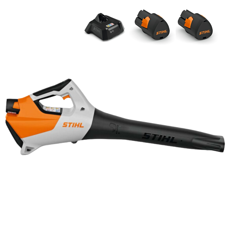 Stihl Akku-Laubbläser BGA 30 mit 2x Akku und 1x Lädegerat