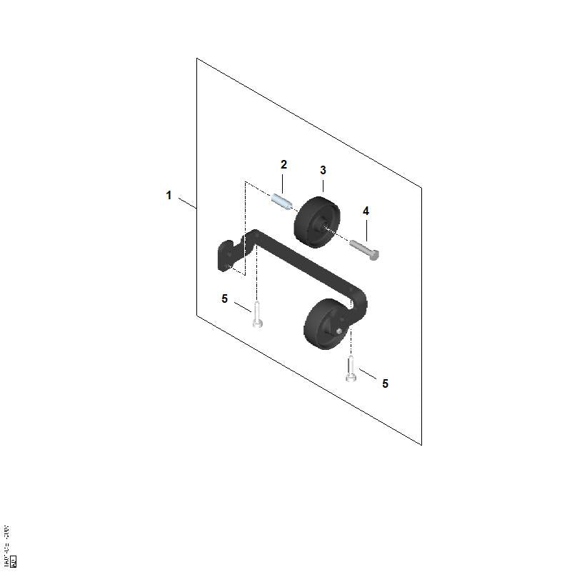 STIHL 4223-791-7200 Hülse positie 2 technische tekening
