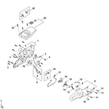 STIHL TA029671505 Typenschild TSA 300 positie 2 technische tekening