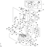 STIHL TB017911700 Griffrohr positie 39 technische tekening