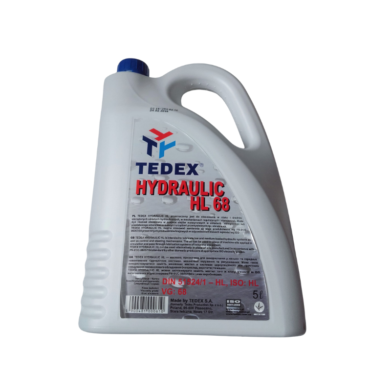 Tedex Motoröl HYDRAULIC ISO: HL, VG: 68 - 5 Liter