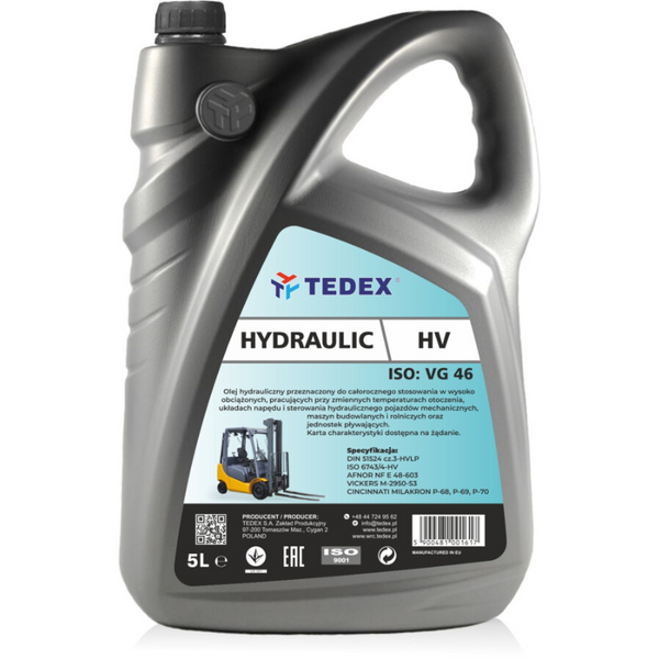 Tedex öl HYDRAULIC ISO: HV, VG: 46 - 5 Liter