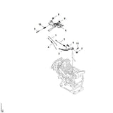 STIHL 6250-951-0814 Sechskantschraube mit Flansch M6x10 positie 8 technische tekening