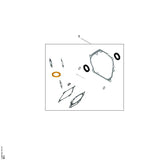 STIHL 0004-007-1615 Dichtungssatz positie 1 technische tekening