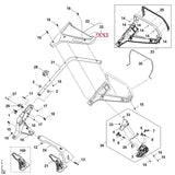 STIHL WA227640100 Griffstück (Außensegment) positie 24 technische tekening
